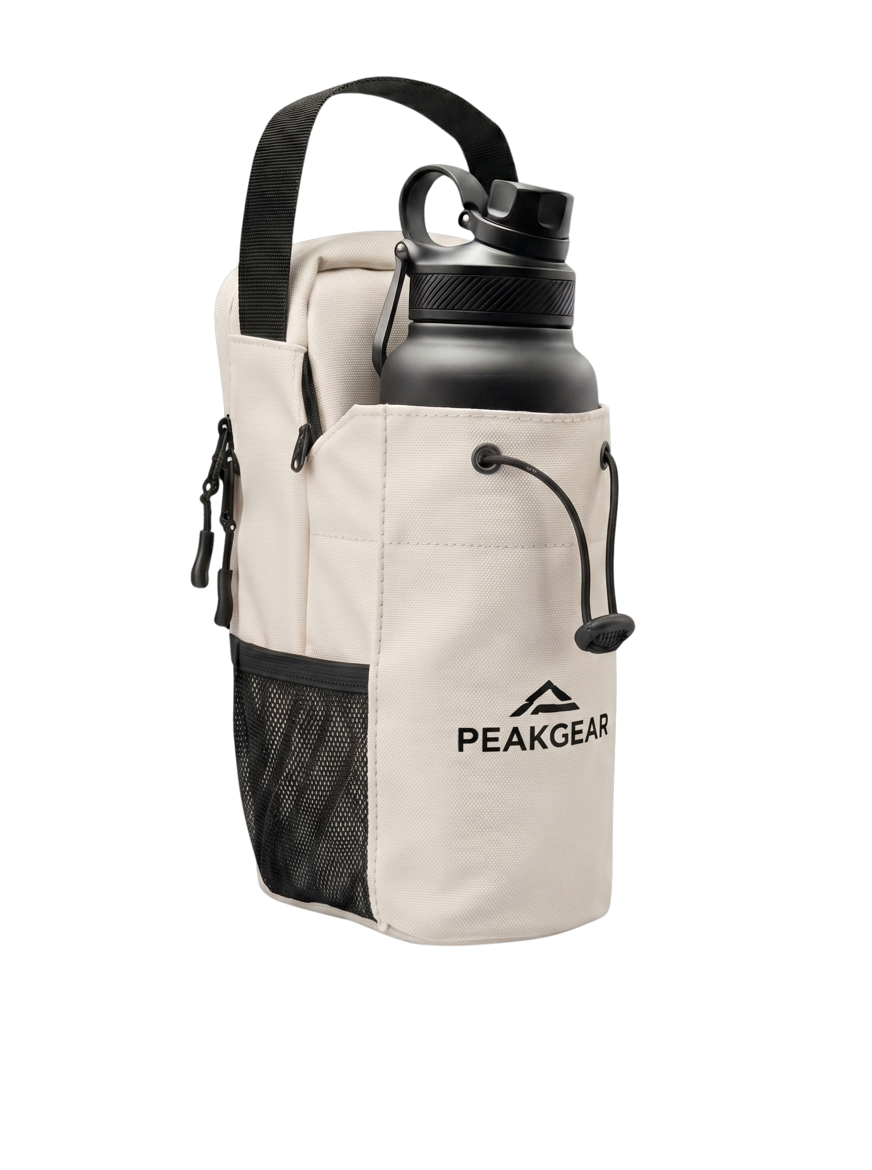 Magnetická taška do telocvične PeakGear v bielej farbe