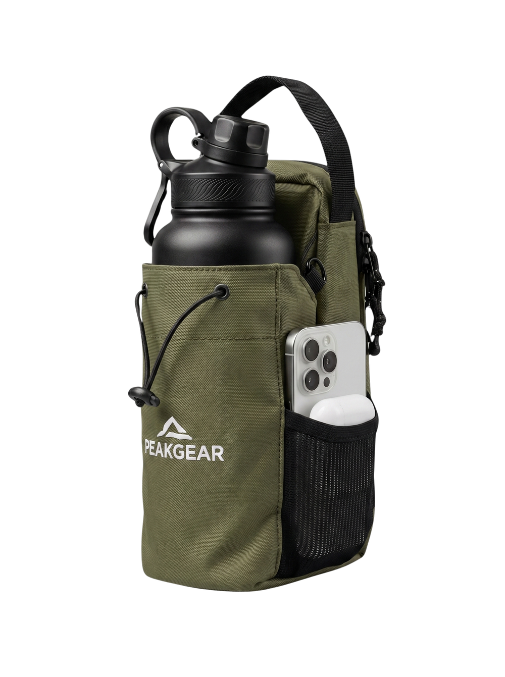 PeakGear magnetická taška do fitka – zelená
