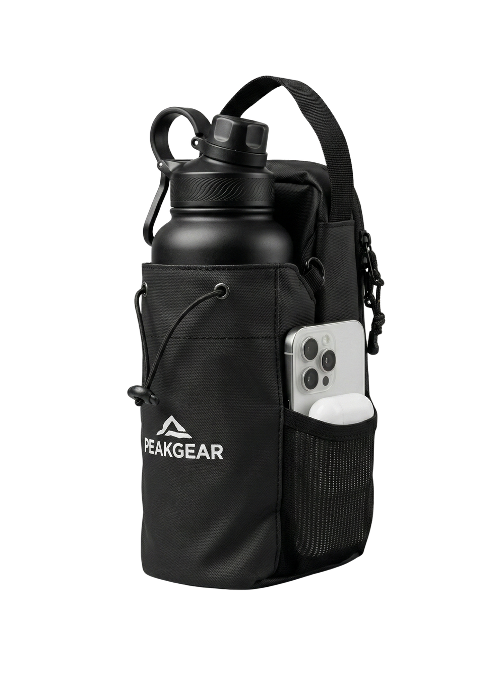 Magnetická taška do posilňovne PeakGear – čierna