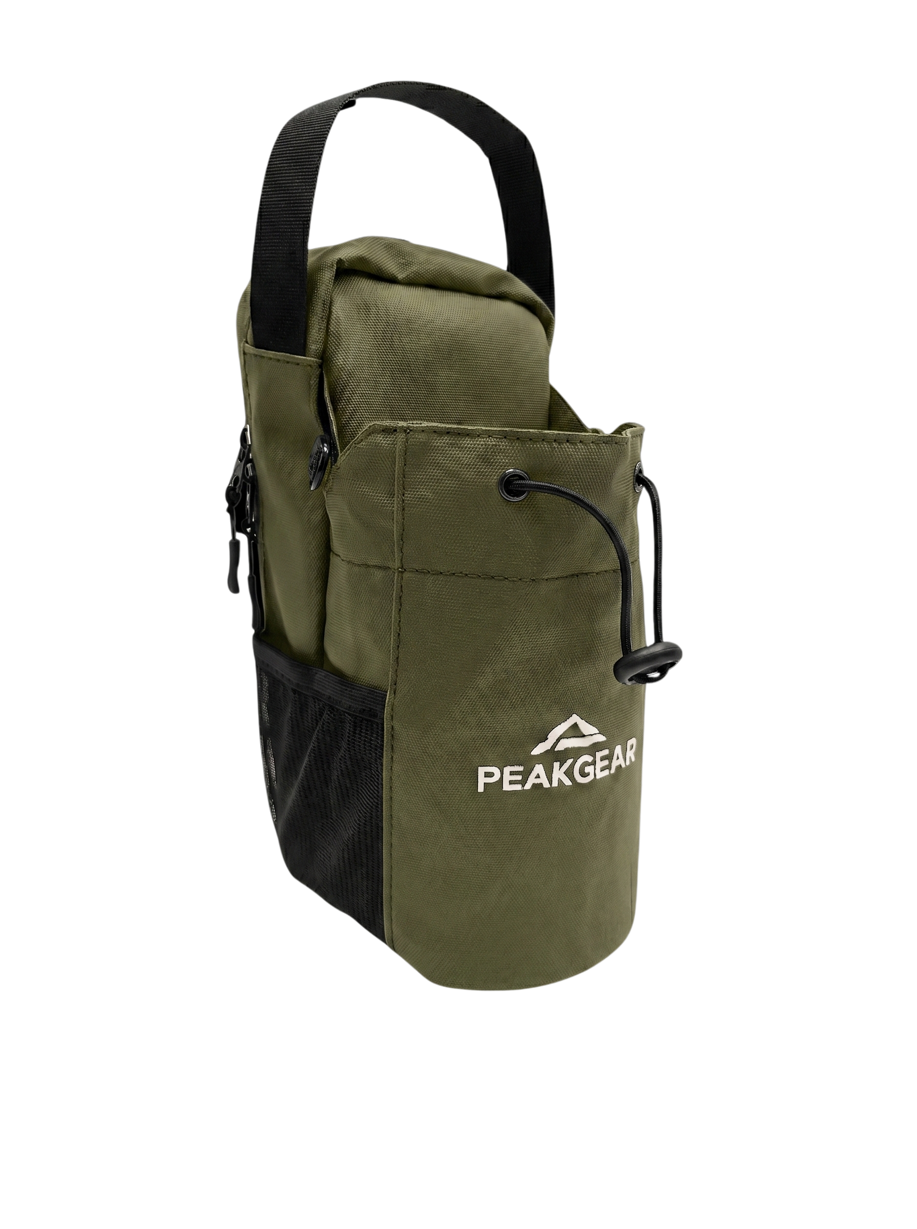 Green magnetic sports bag for the gym by PeakGear